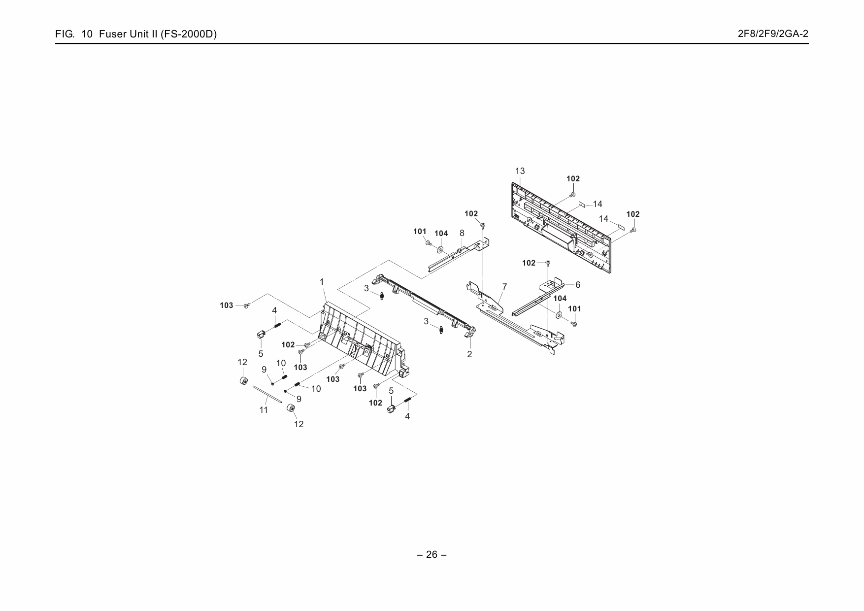 KYOCERA LaserPrinter FS-2000D 3900DN 4000DN Parts Manual-5